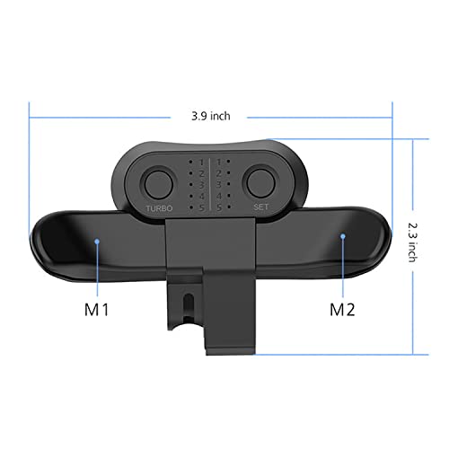 Xigiuini P4-23-02 Paddles For Ps4 Controller, Back Button Attachment For Ps4, Controller Paddles For Ps4, Turbo Function/Memory Function/Plug And Play thumb #6
