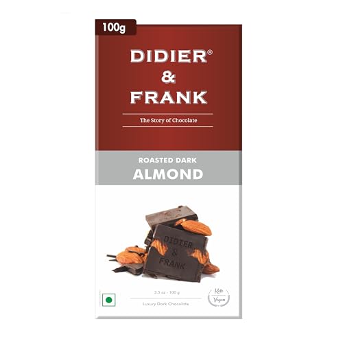 Didier & Frank - 57% Dark Chocolate with Fire Roasted Almonds - 1...