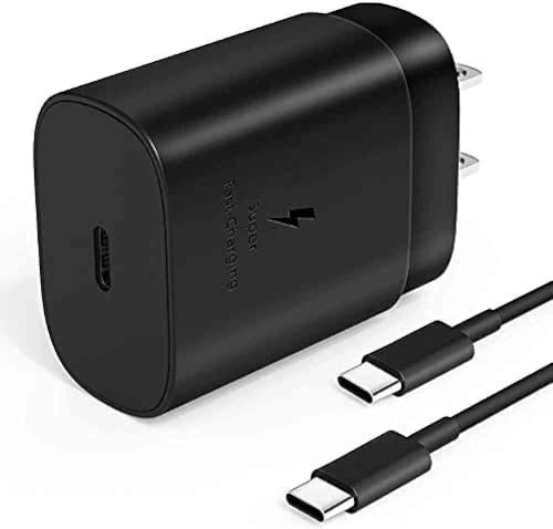 Fast Adaptive Wall Adapter 25W Charger for Sony Xperia X Compact with 4FT (1.2M) UrbanX USB C PD Charging and Data Transfer Cable - Black (US Version with Warranty)