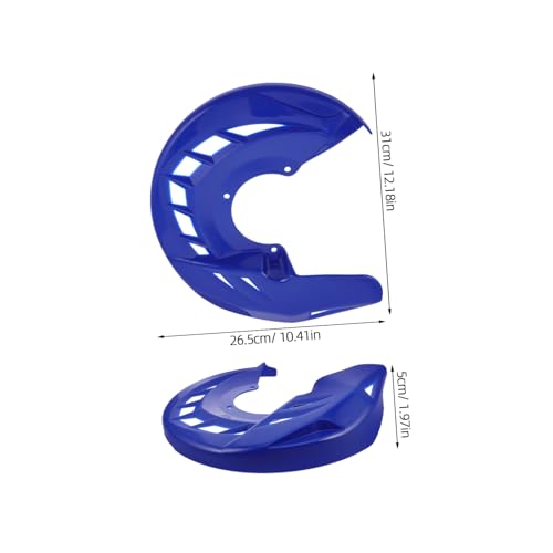 Protection étrier de frein en plastique Cabilock bleu pour disque - 2