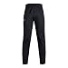 Under Armour Boys' Armour Fleece Pants, Black (001)/Steel, Youth Large