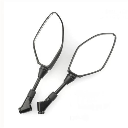 Espejo retrovisor de aluminio ABS resistente para manillar de motocicleta 4