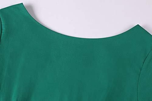 Image of MINTLIMIT Women's 1950s Retro Vintage Cocktail Party 3 /4 Sleeve Swing Dress