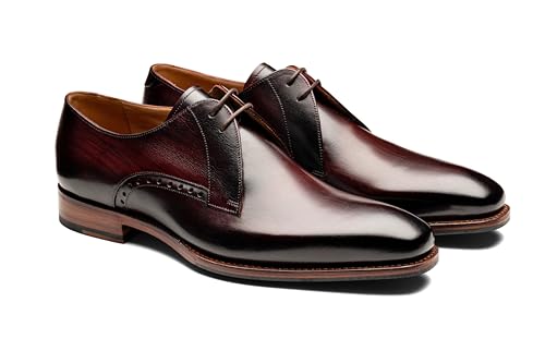 Image of BARKER Oscar Men's Handmade Leather Oxford Dress Shoes Timeless Elegance & Superior Craftsmanship - Formal & Business Wear