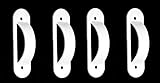 White Switch Plate Cover Guard Keeps Light Switch ON or Off Protects Your Lights or Circuits from Accidentally Being Turned on or Off. (4 Pack)