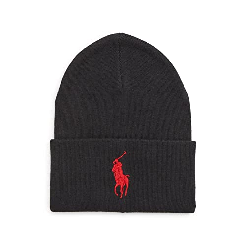 POLO RALPH LAUREN Bonnet Big Pony pour homme, B (pp0642-001)/R, Taille unique