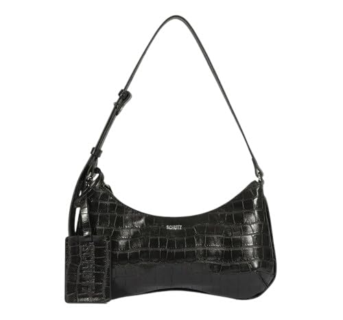 BOLSA WANI CROCO PRETA S 50015 0765 0004 SCHUTZ - U - PRETO