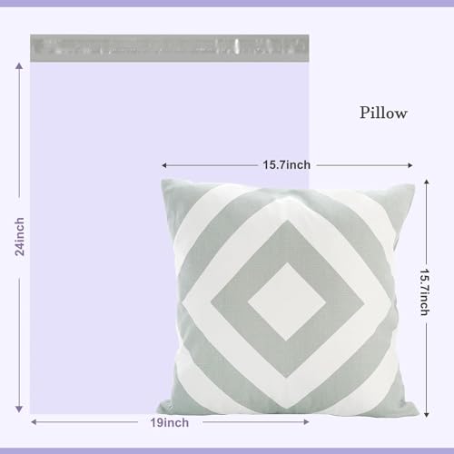 Image of Metronic Poly Mailers 19x24 Inch 500 Pcs, Large Shipping Bags for Clothes, Shipping Envelopes for Small Business, Strong Adhensive Mailing Bags, Lilac Purple