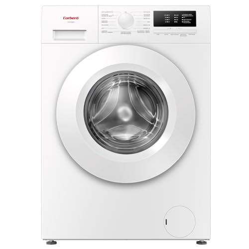 Corberó - Lavadora Plus 6 kg | CLH6106MN | 1000 rpm | Motor Inverter | 15 Programas| Función Vapor | Inicio Diferido y Antialérgica | Blanco