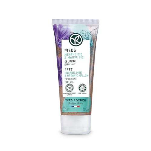 Yves Rocher Foot Exfoliating Gel, Reduce Calluses and Smooth Dry, Rough Skin, 2.5 FL OZ