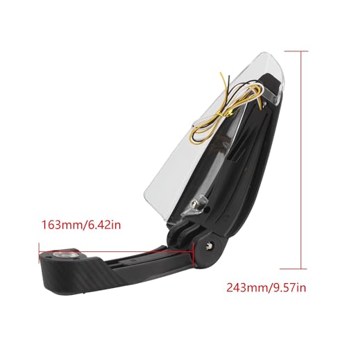Protège-mains de moto clignotants 12V pour une signalisation optimale