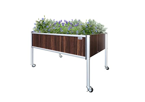 Raised Garden Bed on Wheels - Wide