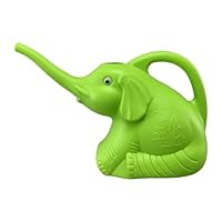Fenteer Elephant Shaped Kids Watering Can Children Watering Pot Long Spout Small Water Can Cute 2L Plant Waterer for Kids Girls Boys for Indoor Outdoor Garden Plants