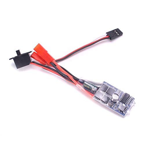 YoungRC RC 30a Brushed ESC Motor Speed Controller for 1/16 18 24 Car and Boat Tank W/o Brake(Pack of 2 Pcs)
