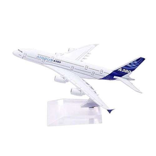 Image of Breatoi ! Diecast Aeroplane Scale Model: (Airbus A380 (16 cm)), White