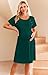 Ekoauer Maternity Pajamas for Women Nursing Nightgown Labor and Delivery Gown for Pregnancy Outfits Nursing Cotton Night Gowns Short Sleeve Breastfeeding Birthing Pjs Lake Green L
