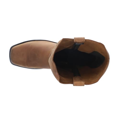 Dingo Mens Dean Square Toe Boots Mid Calf - Brown - Size 10 D - Thumbnail 4