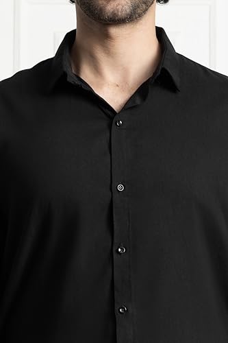 Image of Men's Soft Stretchable Fabric Regular fit Casual Shirt.