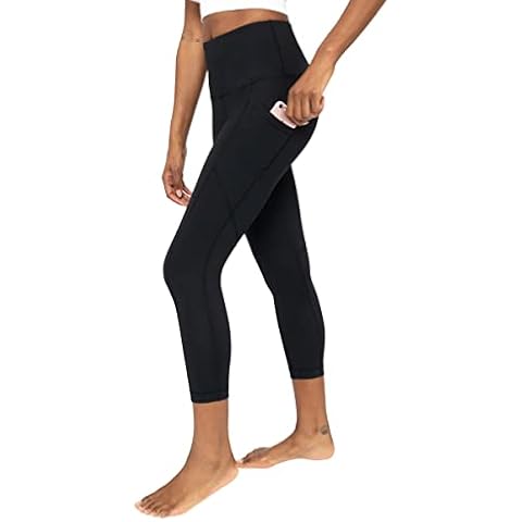 Yogalicious Hohe Taille Kniebeugensichere Yoga Capri-Leggings Cover