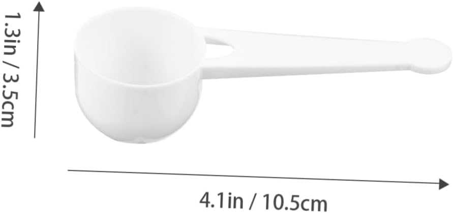 100pcs Quantitative Food-grade Plastic Measuring Spoons for Salt and Portable and Easy to Clean Baking Tools Capacity