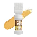 Vernice per la riparazione del legno, ad asciugatura rapida, a base d'acqua, vernice per mobili in legno con pennello, per ammaccature, macchie, usura, crepe, gesso, trucioli