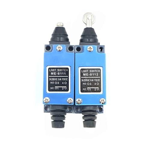 Interruptor de límite giratorio AC250V final de carrera rodillo ME-8108 ME-8122