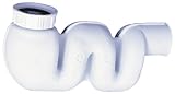 Altura baja: 84 mm. Wirquin SP3198 Compact - Sifón para lavabo (material flexible)