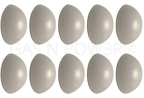 Tope de puerta parachoques de goma montado en la pared autoadhesivo 32 mm blanco u0096 10