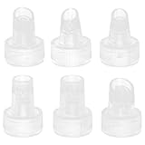 6Er Set Ersatzspitzen FüR Hydro-Gesichtsmaschine Wasser Sauerstoff Gesichtsreinigung ZubehöR Kompatibel Kunststoff AufsäTze FüR Hautpflege Gesichtspflege
