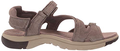 Dr. Scholl's Shoes Women's Adelle Sporty Adjustable Footbed Sandal,Malt Taupe Suede,8 #TOP5