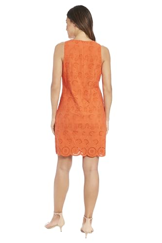 Image of London Times Women's Sleeveless Sheath Casual Dress for Women | Petite to Plus Size Summer Dresses for Women