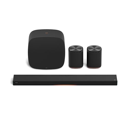 Image of LG Sound Suite Immersive Suite 7 Pro Wireless Bundle | H7 Soundbar + 2X M7 Wireless Dolby Atmos Speakers + W7 Wireless Subwoofer | 9.1.5 Ch, Dolby Atmos FlexConnect Apple Airplay (New 2026)