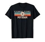 Vintage Potsdam Kompass Retro Heimatstadt T-Shirt