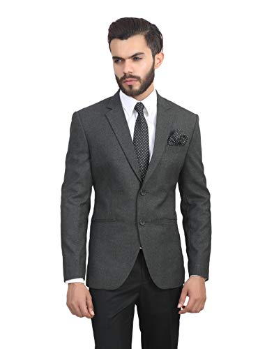 Image of MANQ Men's Slim Fit Single Breasted Blazer