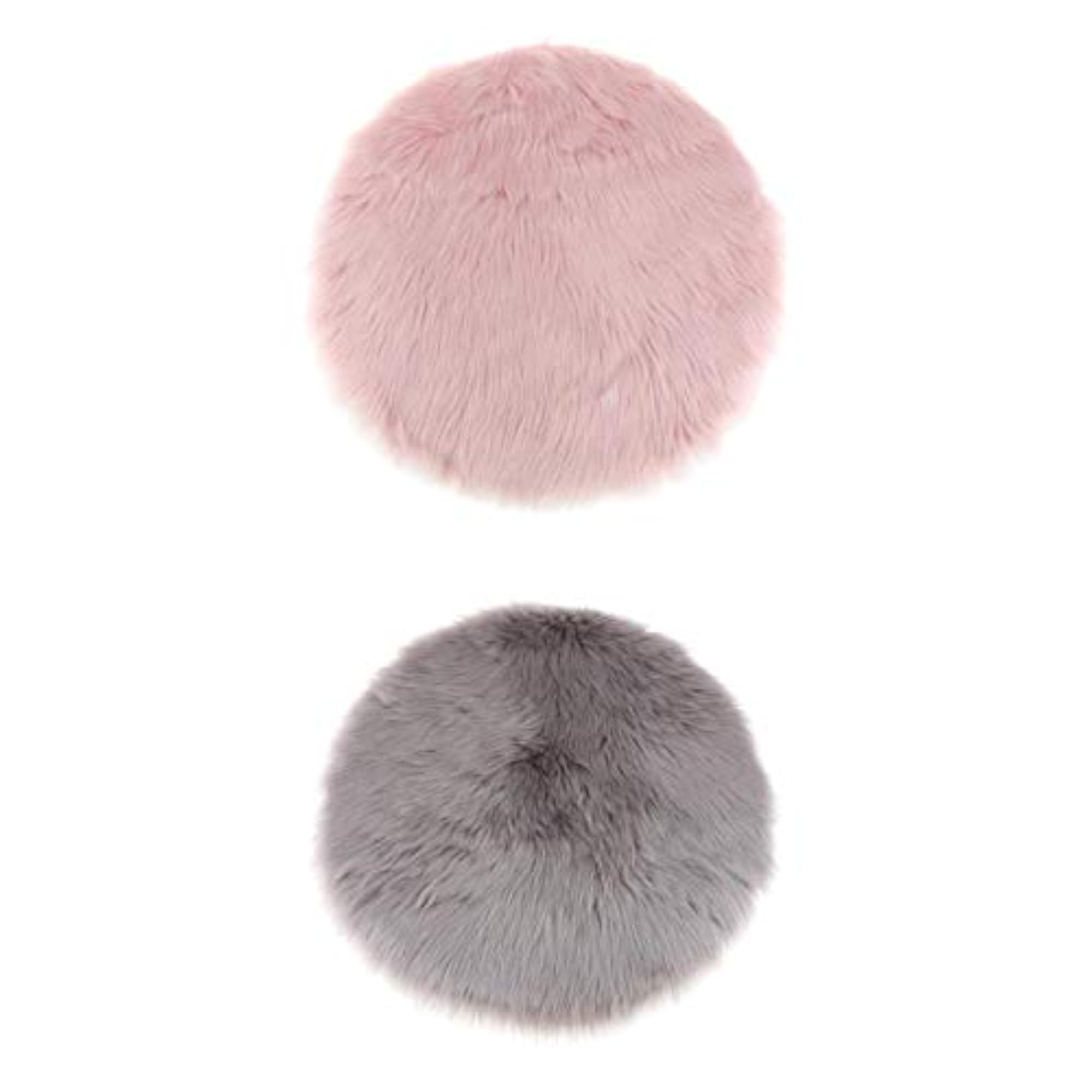 Faux Fur Seat Cushion Pad, Artificial Plush Seat Mat