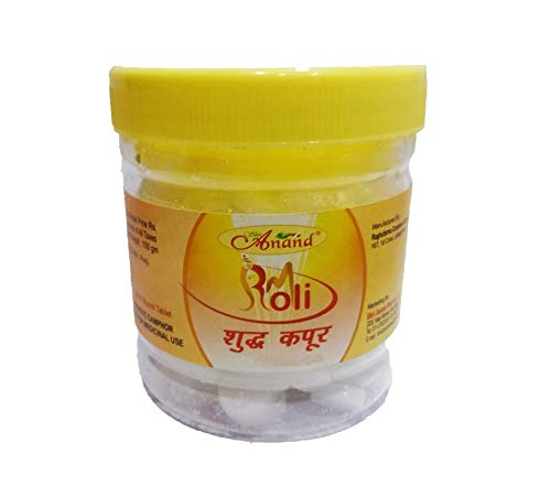 SHRI ANAND Pure Camphor Tablets for Puja, Aarti, Meditation (50 Gram)