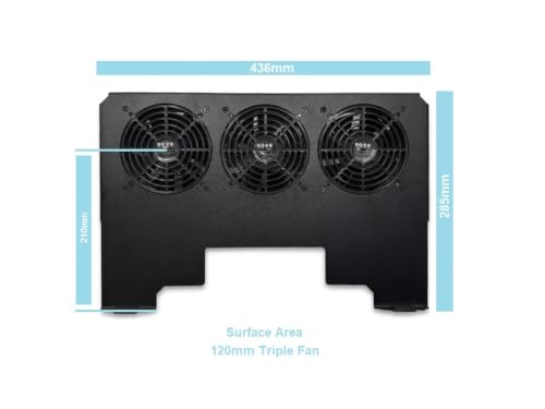 Image of Fourdot Industrial High Speed Laptop Cooling Pad for Gaming Laptops (Dodger-S for 17.3inch Laptop)