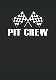  Pit Crew: Cuaderno  Cuadriculado  A cuadros, DIN A4 (21 x 29,7 cm), 120 páginas, papel color crema, cubierta mate