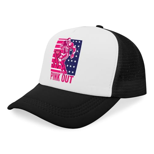 Breast Cancer Football Hats Garde Cap for Son2