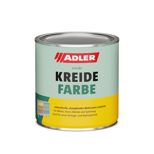 ADLER Kreidefarbe, 750ml, AS 07/5 Goldrute, Gelb, matt, schnelle Trocknung, atmungsaktiv, ideal für Möbel, Wände, Innenanstriche