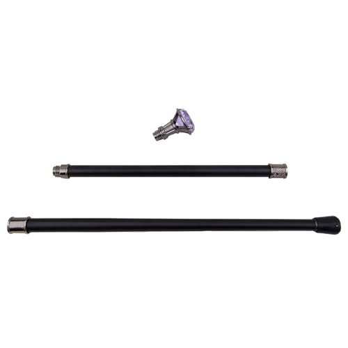 ダイヤモンド型 折りたたみ杖 快適 超軽量 男性用 女性用 コスプレ 装飾杖 杖先ゴム付 折り畳み杖 携帯に便利 学園祭 文化祭 シルバー 93cm/36.6in