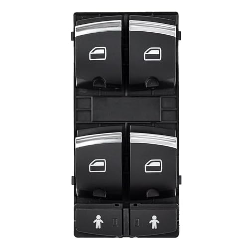 Commande lève-vitre électrique chrome Audi 4F0959851J haute qualité