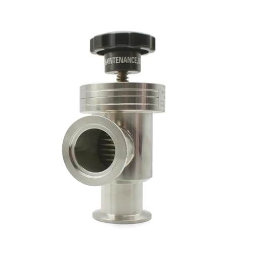 Vanne à clapet vide manuelle en acier inoxydable de type L KF25