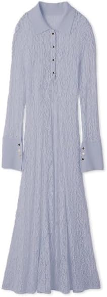 Amazon.co.jp: [フレイ アイディー] ストレッチレースポロカラ-ドレス