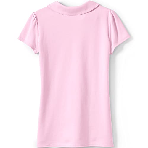 Image of Lands' End Girls Short Sleeve Peter Pan Collar Polo Shirt