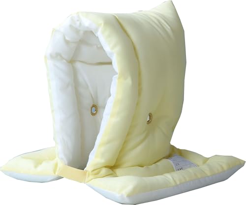 The 247 Life Plus カネカロン 防災クッション 防災頭巾 日本防炎協会認定 日本製 28ｘ42cm Mサイズ イエロー
