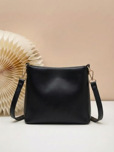 Image of LIKE STYLE Women's Floral Embroidered PU Sling Bag | Stylish Crossbody Shoulder Bag for Daily Use