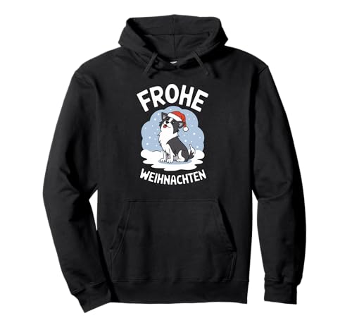 Feliz Navidad Border Collie Frohe Weihnachten Sudadera con Capucha
