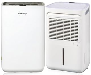 Greenmigo Deumidificatore Assorbire l'acqua 10/24h Deumidificazione per Ambiente max 35m²,Purificatore d'aria Silenziosa per Casa,Ufficio,Garage,Cantina,Contro Muffa e Umidità(ALPHA-Q10)