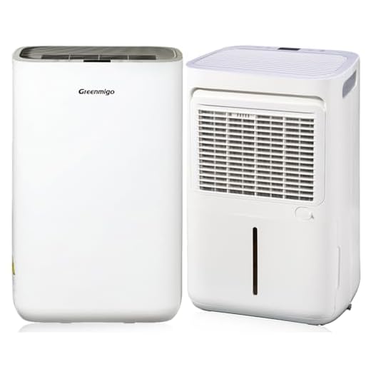 Greenmigo Luftentfeuchter Elektrisch 10L/24h mit Ablaufschlauch, Raumentfeuchter Leise 35dB für Raumgröße 35m², Timer 24H, gegen Feuchtigkeit und Schimmel, Modell ALPHA-Q10